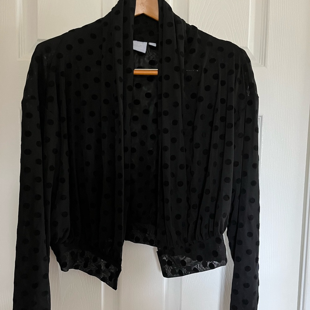 Anthropologie ettwa black cardigan